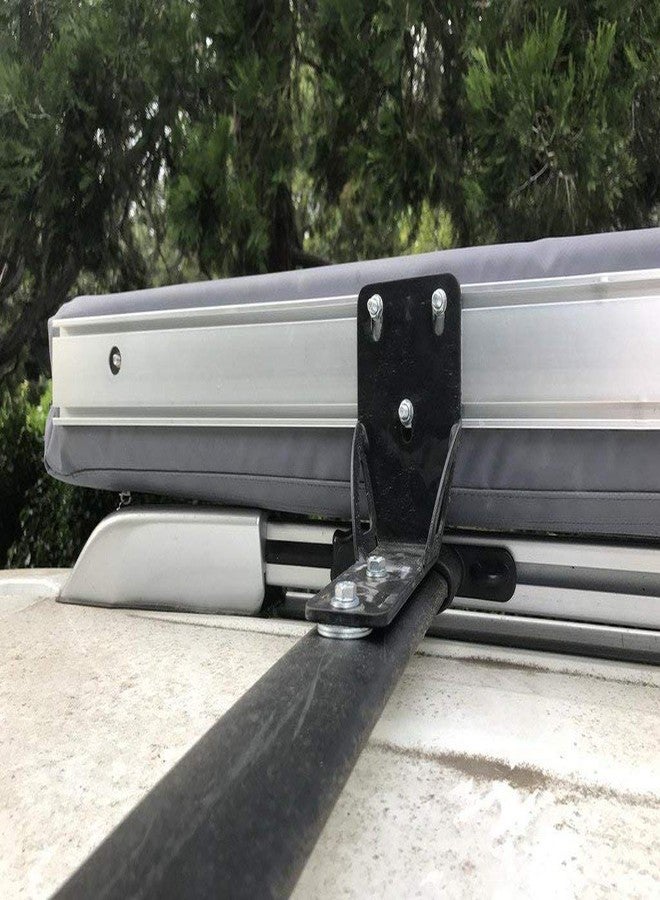 ARB 813402 Awning Bracket 50 mm Wide Pre-Drilled Holes 8 mm Gusseted Awning Bracket Ideal for Additional Strength for Off-Road use or Under Extreme Conditions. - Image 5
